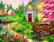 Sunsout Serenity Lane 1000 pc Large Pieces Jigsaw Puzzle 57225